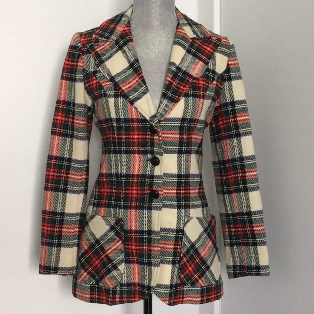 Vintage Tartan Blazer